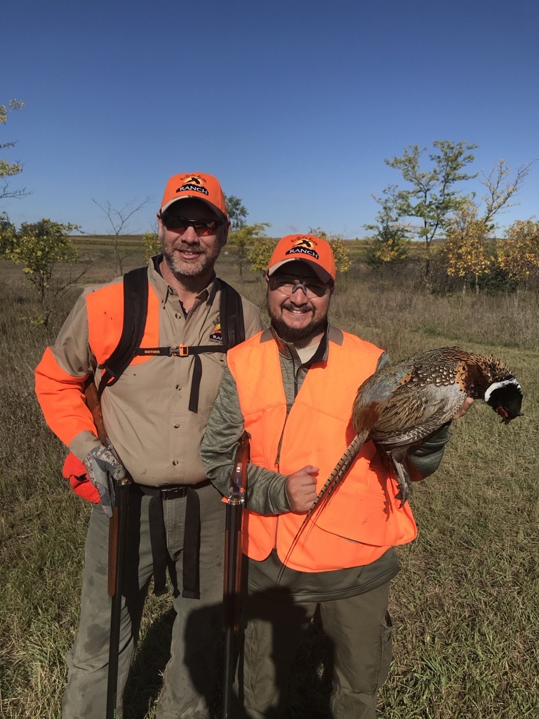 Executive Director and Veteran pheasant hunt